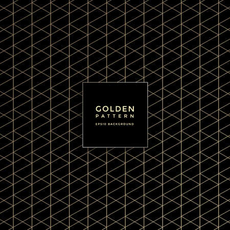 Luxury golden geometric pattern, abstract pattern backgroundのイラスト素材