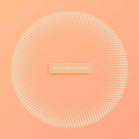 Halftone pattern, abstract backgroundのイラスト素材