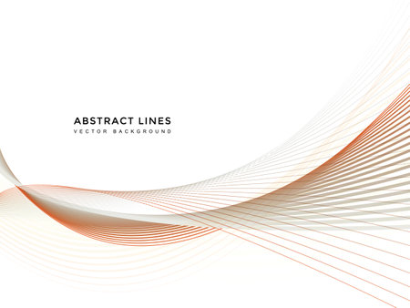 abstract line backgroundのイラスト素材