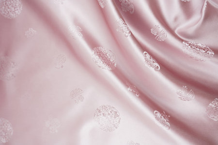 Korean traditional material, traditional cloth materialの写真素材