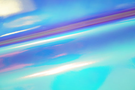 Fluorescent material, flowing neon backgroundの写真素材