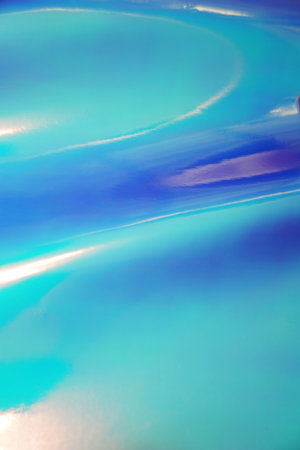 Fluorescent material, flowing neon backgroundの写真素材