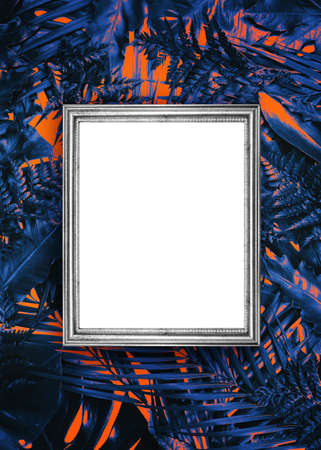 Fluorescent summer background, abstract summer frame&bannerの写真素材