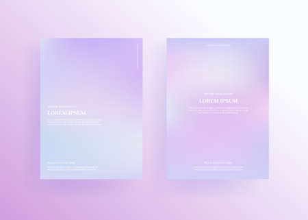 gradient background, soft color frames.のイラスト素材