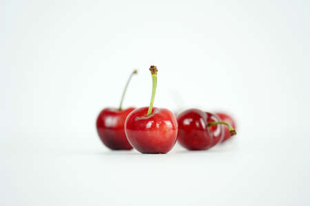 Fresh and nutritious cherry objectの写真素材
