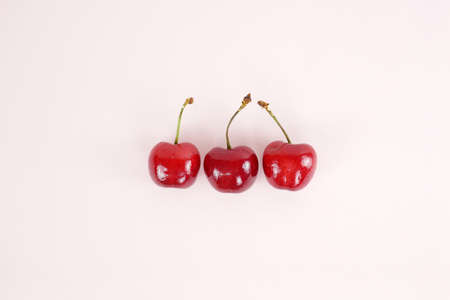 Fresh and nutritious cherry objectの写真素材
