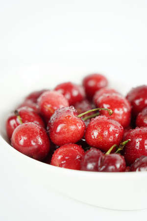 Fresh and nutritious cherry objectの写真素材