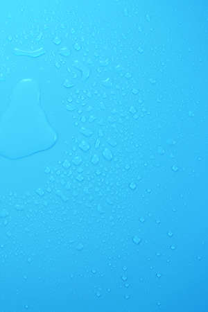 transparent water droplets, clean bubblesの写真素材