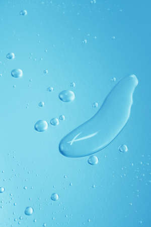 transparent water droplets, clean bubblesの写真素材