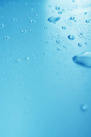 transparent water droplets, clean bubblesの写真素材