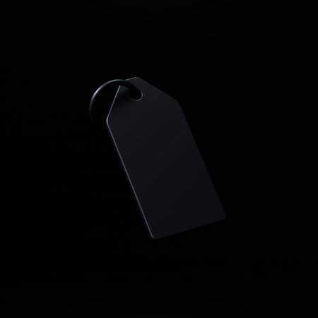 3d rendering Black friday sale background. banner,poster,podium on black background.の写真素材