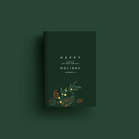 winter background, christmas poster & book frameのイラスト素材