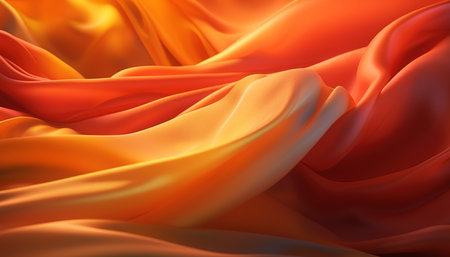 Generative AI technology.Cloth flying in the sky, the material of the soft clothの素材