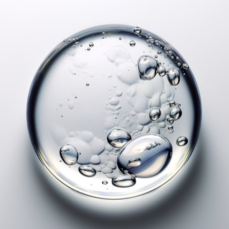 Generative AI technology. Abstract Waterdrop Backgroundの素材