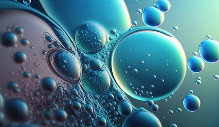 Generative AI technology. Abstract Waterdrop Backgroundの素材