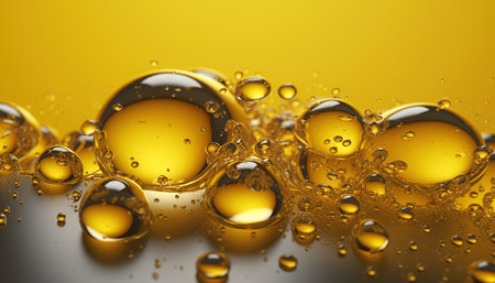 Generative AI technology. Abstract Waterdrop Backgroundの素材