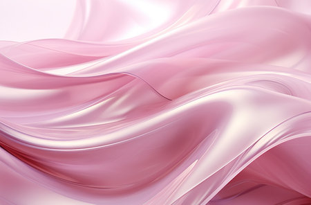 abstract background with smooth lines in pink colors, digitally generated imageの素材