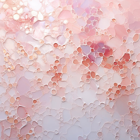 abstract background with pink and beige spots on a white backgroundの素材