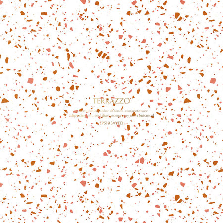 Terrazzo flooring. Seamless pattern. Vector illustration.のイラスト素材