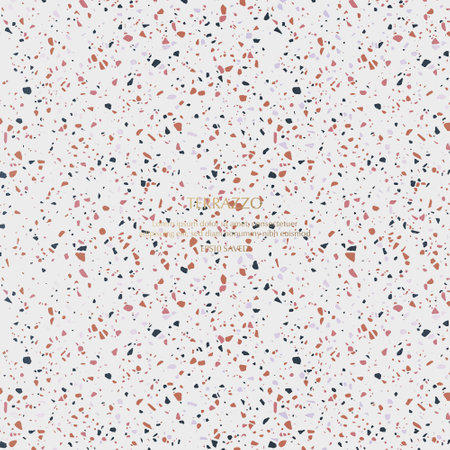 Terrazzo flooring. Floor pattern. Seamless vector background.のイラスト素材