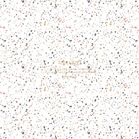 Terrazzo flooring. Seamless pattern. Vector illustration.のイラスト素材