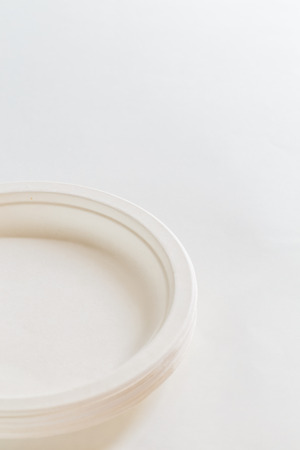 Biodegradable food containersの写真素材