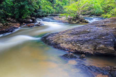 Waterfall phakluaymai, Khao Yai National Park in Thailand.