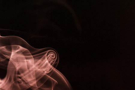 colorful smoke on dark background