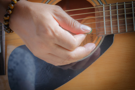 guitarist playsの写真素材