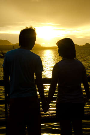 romantic love , Thailand の写真素材