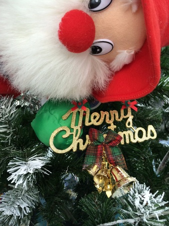 Merry christmas and santaの素材