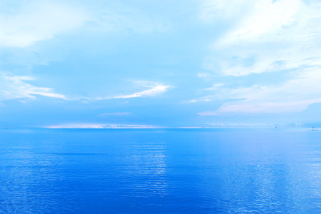 Blue sky and seaの写真素材