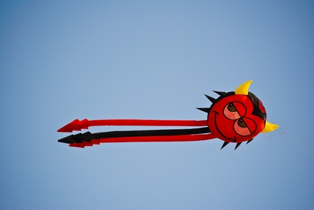 colorful kite on the sky.