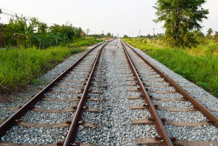 Railway to success.の写真素材