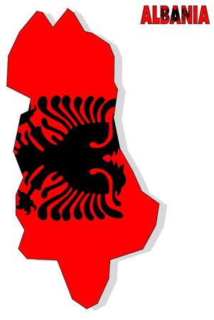 World map background with flag.の写真素材