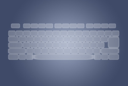 Keyboard template for computer.の写真素材