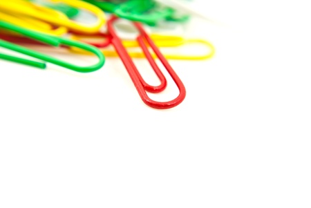 Colorful wire isolate on the white.