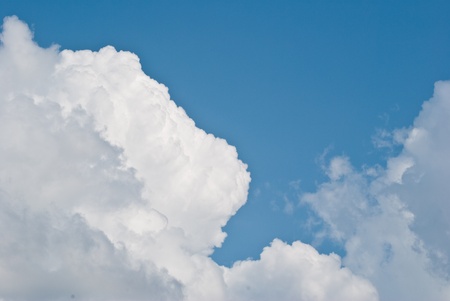 Blue sky and cloud.の写真素材