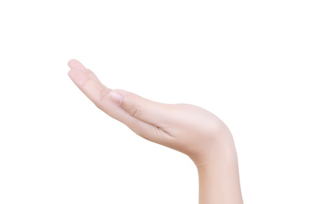 Hand isolated.の写真素材