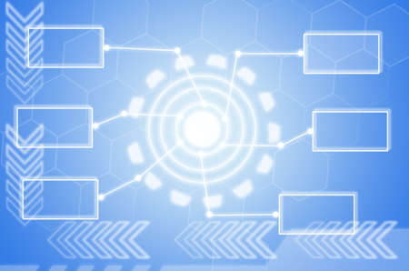 Abstract digital blue background 