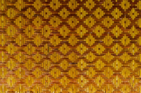 Vintage Thai Style Bamboo texture background の写真素材