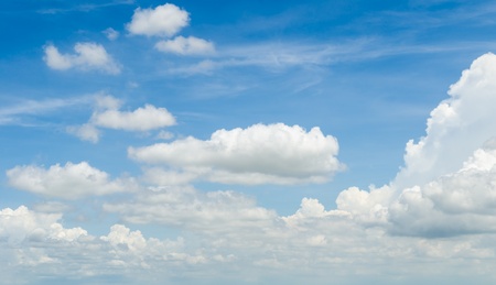 Blue sky and cloud の写真素材