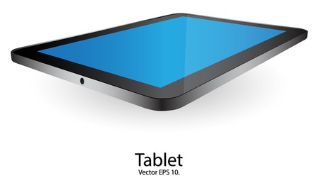 Tablet Vector Illustration, EPS 10 のイラスト素材