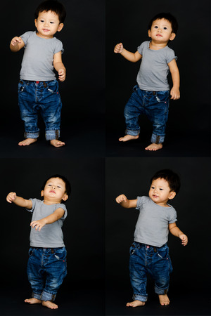 Little Baby Boy Isolated.の写真素材