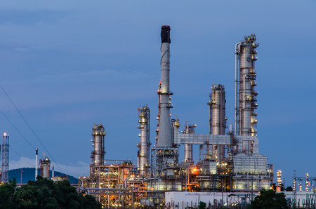 Oil purify plant.
