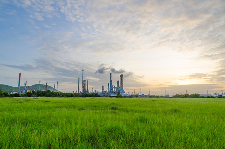 Oil purify plant.