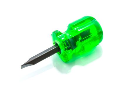 Screwdriver isolated on the white background.の写真素材