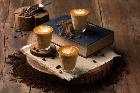 A set cup of coffee.の写真素材
