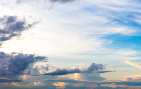 Beautiful Sky and cloudsの写真素材