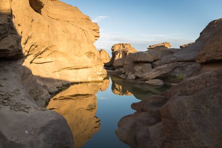 pool at Sam Phan Bok in Thailandの写真素材
